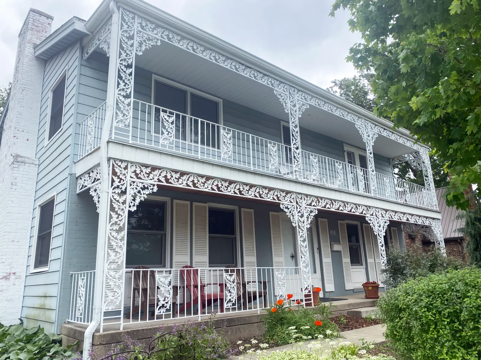 Steps and stairs staining in Central Illinois