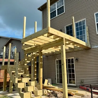 Quality deck staining in Macon County IL